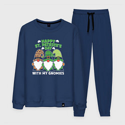 Костюм хлопковый мужской Happy St Patricks day - dwarves, цвет: тёмно-синий