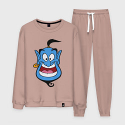 Костюм хлопковый мужской Аладдин - Джинни, цвет: пыльно-розовый