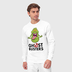 Костюм хлопковый мужской Ghostbusters - slimmer, цвет: белый — фото 2
