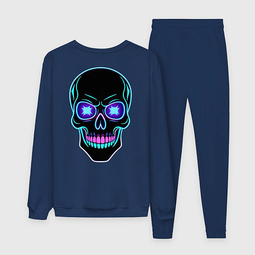 Мужской костюм Halloween skull / Тёмно-синий – фото 2