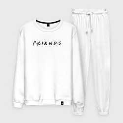 Костюм хлопковый мужской Friends, цвет: белый