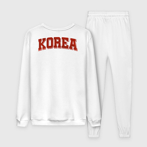 Мужской костюм North Korean symbol / Белый – фото 2