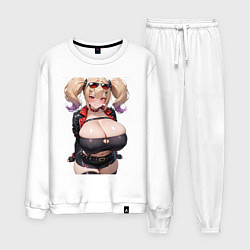 Костюм хлопковый мужской Burnice White Zenless Zone Zero, цвет: белый