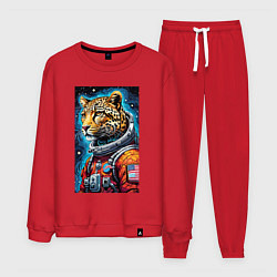 Мужской костюм Леопард бравый космонавт - нейроарт