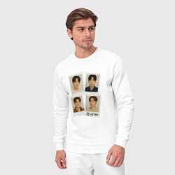 Костюм хлопковый мужской Astro фотографии, цвет: белый — фото 2