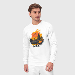 Костюм хлопковый мужской Mad Max road, цвет: белый — фото 2