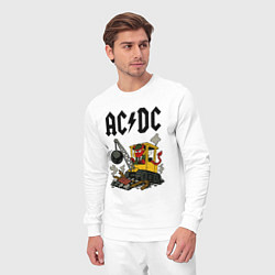 Костюм хлопковый мужской ACDC Ballbreaker World Tour, цвет: белый — фото 2