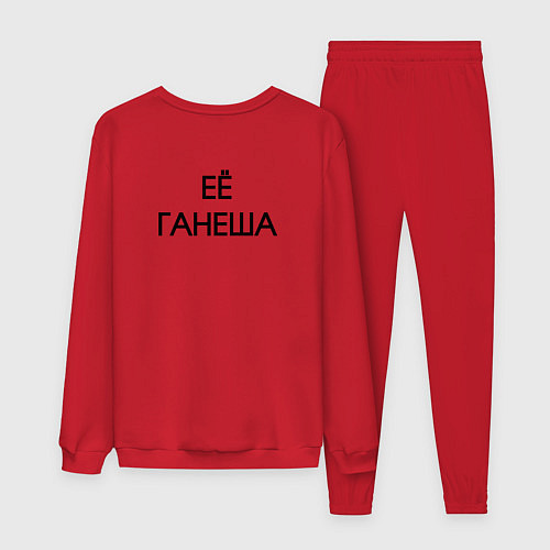 Мужской костюм Её ганеша - для пары арт 4012787 / Красный – фото 2