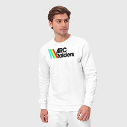 Костюм хлопковый мужской ARC Raiders - Атмосфера ретро-будущего, цвет: белый — фото 2