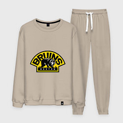 Костюм хлопковый мужской HC Boston Bruins Label, цвет: миндальный