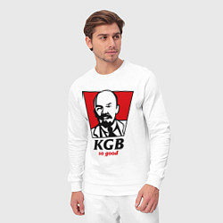 Костюм хлопковый мужской KGB: So Good, цвет: белый — фото 2