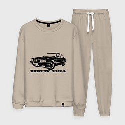 Костюм хлопковый мужской BMW e34 5 series, цвет: миндальный