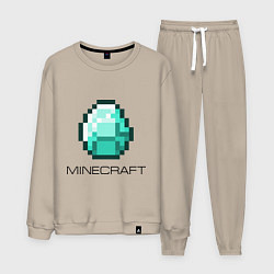 Мужской костюм Minecraft Diamond