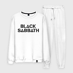 Костюм хлопковый мужской Black Sabbath, цвет: белый
