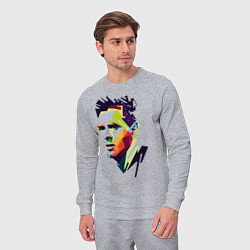 Костюм хлопковый мужской Lionel Messi: fun-art, цвет: меланж — фото 2