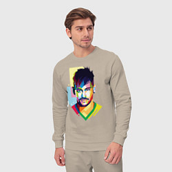 Костюм хлопковый мужской Neymar: fun-art, цвет: миндальный — фото 2