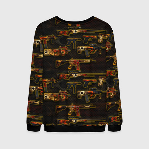 Мужской свитшот Counter-Strike Global Offensive / 3D-Черный – фото 2