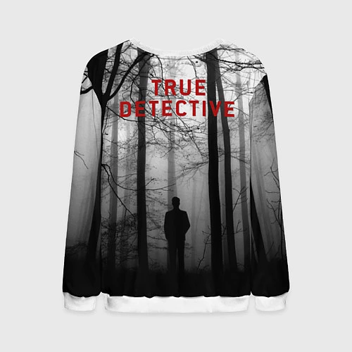 Мужской свитшот True Detective: Blackwood / 3D-Белый – фото 2