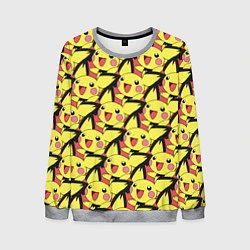 Свитшот мужской Pikachu, цвет: 3D-меланж