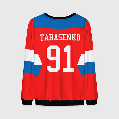 Мужской свитшот Сборная РФ: #91 TARASENKO / 3D-Черный – фото 2