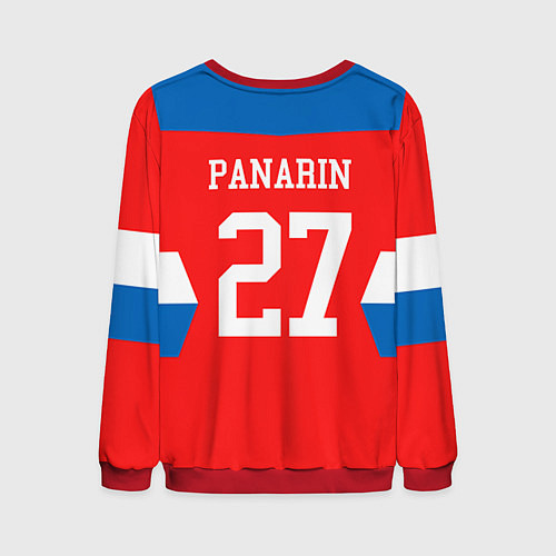 Мужской свитшот Сборная РФ: #27 PANARIN / 3D-Красный – фото 2