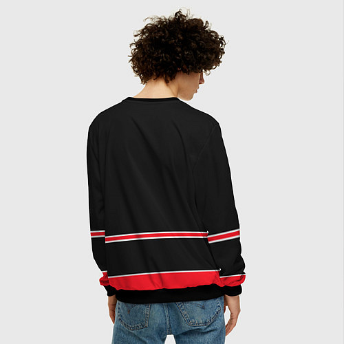 Мужской свитшот New Jersey Devils / 3D-Черный – фото 4