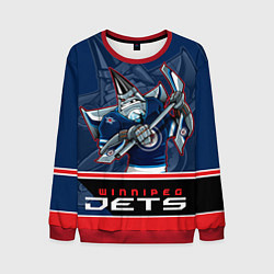 Свитшот мужской Winnipeg Jets, цвет: 3D-красный