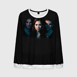Свитшот мужской Vampire Trio, цвет: 3D-белый