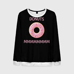 Свитшот мужской Donuts, цвет: 3D-белый