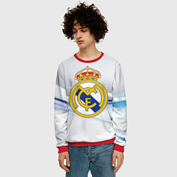 Свитшот мужской Реал Мадрид, цвет: 3D-красный — фото 2