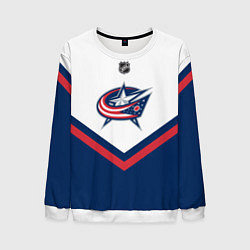 Свитшот мужской NHL: Columbus Blue Jackets, цвет: 3D-белый