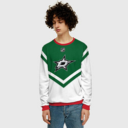 Свитшот мужской NHL: Dallas Stars, цвет: 3D-красный — фото 2