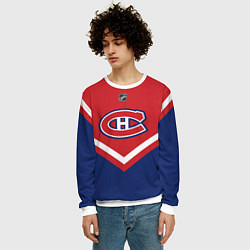 Свитшот мужской NHL: Montreal Canadiens, цвет: 3D-белый — фото 2