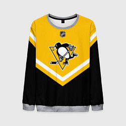 Свитшот мужской NHL: Pittsburgh Penguins, цвет: 3D-меланж