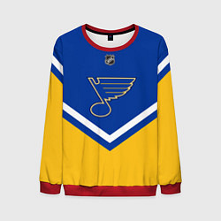 Свитшот мужской NHL: St. Louis Blues, цвет: 3D-красный