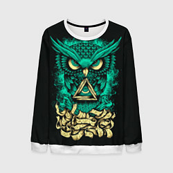 Свитшот мужской Bring Me The Horizon: Owl, цвет: 3D-белый