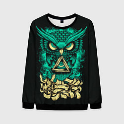 Свитшот мужской Bring Me The Horizon: Owl, цвет: 3D-черный