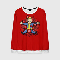 Свитшот мужской Nuka Cola Paradise, цвет: 3D-белый