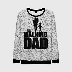 Свитшот мужской Walking Dad, цвет: 3D-черный