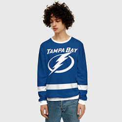Свитшот мужской Tampa Bay: Kucherov, цвет: 3D-белый — фото 2
