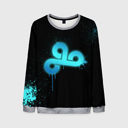 Свитшот мужской Cloud 9: Black collection, цвет: 3D-меланж