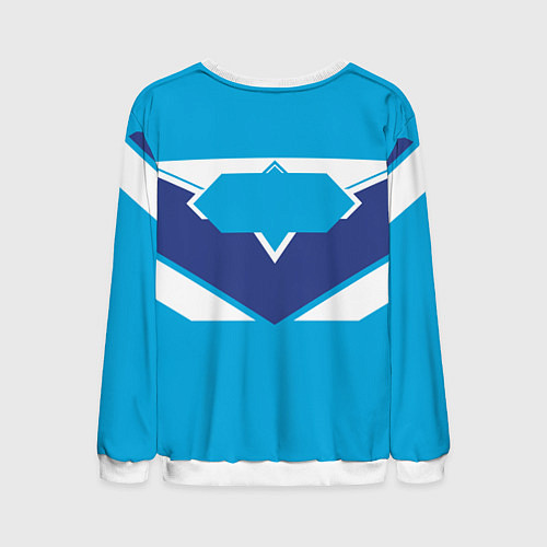 Мужской свитшот Молоко сгущеное / 3D-Белый – фото 2