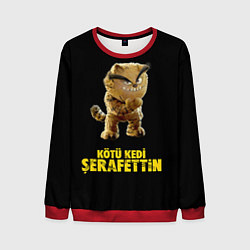 Свитшот мужской Kotu Kedi Serafettin, цвет: 3D-красный
