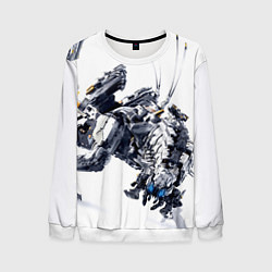 Свитшот мужской HZD 5, цвет: 3D-белый