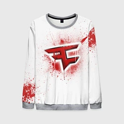 Мужской свитшот FaZe Clan: White collection