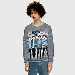 Свитшот мужской 5 Seconds of Summer, цвет: 3D-меланж — фото 2