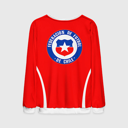 Мужской свитшот Chile: Alexis Sanchez / 3D-Белый – фото 2