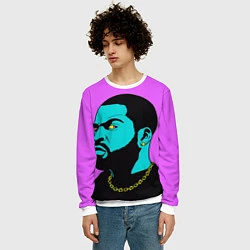 Свитшот мужской Ice Cube: Neon colour, цвет: 3D-белый — фото 2