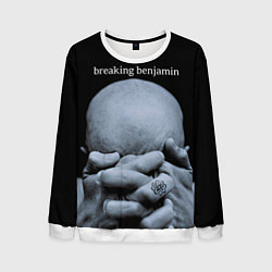 Свитшот мужской Breaking Benjamin: Pain, цвет: 3D-белый