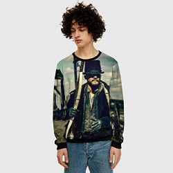 Свитшот мужской Taboo, цвет: 3D-черный — фото 2